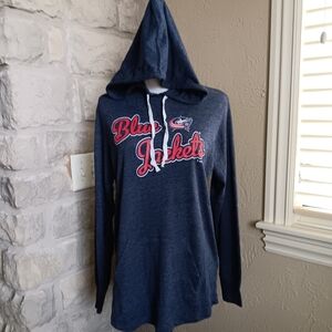 NWT NHL Official Licensed Columbus Blue Jackets Women's Hoodie Size S, M